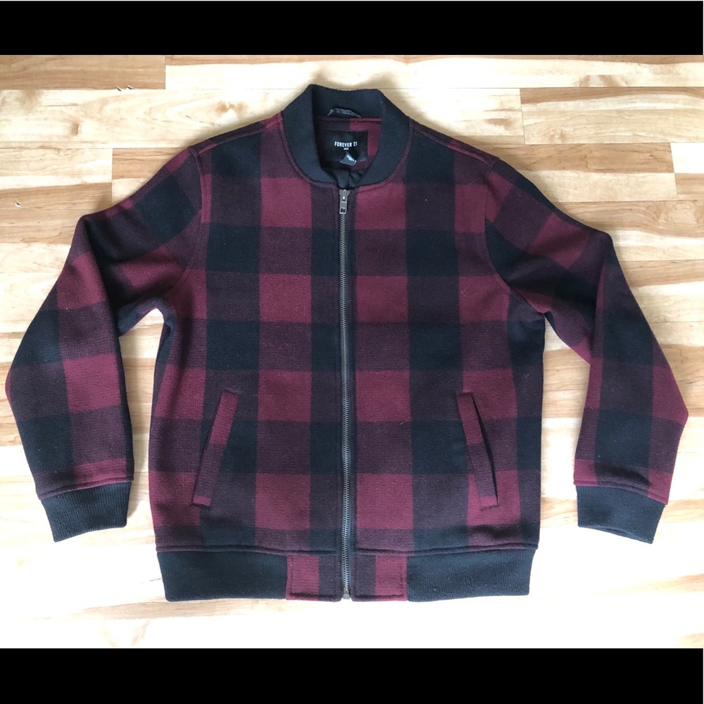 Vintage Plaid bomber